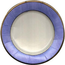 Σετ Πιάτων 8 Τεμαχίων για Σαλάτα και Γλυκό (Moire Lavender) 20.3 cm Caspari