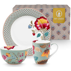 PIP STUDIO - ΣΕΤ/3 ΠΡΩΙΝΟΥ BLOOMING TALES BLUE