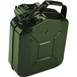 Μεταλλικό Δοχείο Καυσίμων Cresman 5L - Πιστοποιημένο Μπιτόνι Βενζίνης/Πετρελαίου