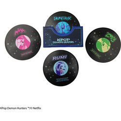 Σουβέρ Hunters + Demons Soundtrack Kpop Demon Hunters Set of 4 Coasters