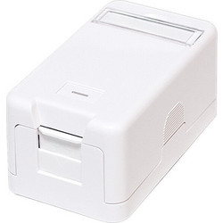 LOGILINK NK4022 SURFACE-MOUNT BOX FOR KEYSTONE 1-PORT