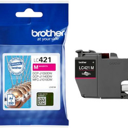 Brother LC-421 Magenta Μελάνι Εκτυπωτή Inkjet