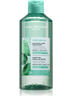 Yves Rocher Pure Menthe Μικυλλιακό Νερό Ντεμακιγιάζ 400ml