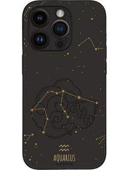 Sonique Zodiac Series Aquarius Back Cover (iPhone 14 Pro)