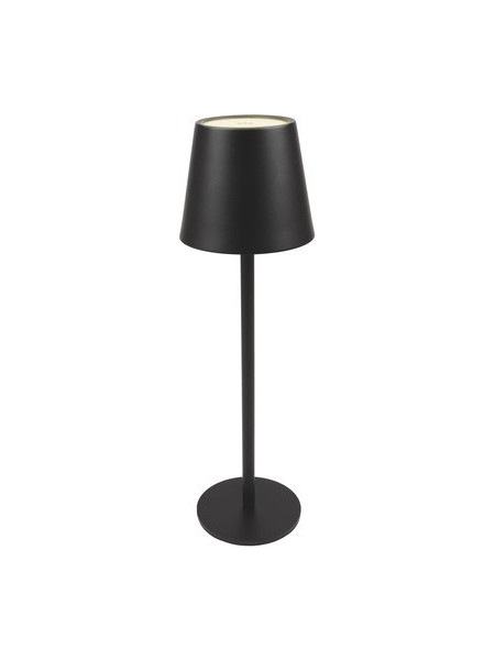 Powertech POWERTECH LED επιτραπέζιο φωτιστικό HLL-0193, ρυθμιζόμενο, επαναφορτιζόμενο, μαύρο