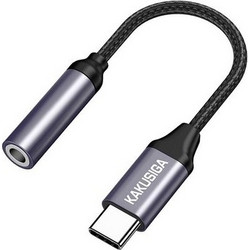KAKUSIGA KAKUSIGA αντάπτορας USB-C σε 3.5mm KSC-428, γκρι