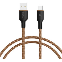 Tuniq Καλώδιο USB-A to USB-C 100cm Καφέ