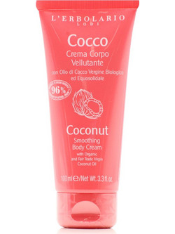 L'Erbolario Cocco Crema Corpo Vellutante Ενυδατική Κρέμα Σώματος 100ml
