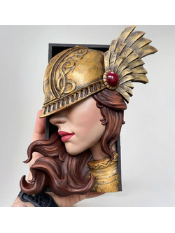 Φιγούρα Book Nook Collection Brunilde Warrior Valkyrie 3D εκτυπωμένη