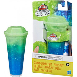 Hasbro Play-Doh Crystal Crunch Single Can Hot Blue/Chartreuse