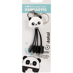 Μπρέλοκ Καλώδιο Φόρτισης 3in1 ITotal | Pandastic | XL2748