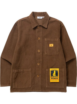 SERVICE WORKS CORDUROY CHORE ΠΟΥΚΑΜΙΣΟ SW171-BARK