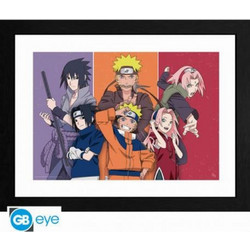 Naruto Shippuden - Past & Present Αφίσα σε Κάδρο (31x41cm)