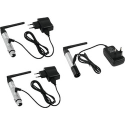 EUROLITE Set QuickDMX 1x transmitter + 2x receivers SET-QUICKDMX1XT+2XR