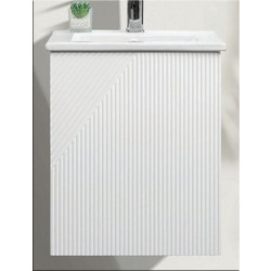 QUATRINO ΠΑΓΚΟΣ MDF ΣΧΕΤΟ 41*41 WHITE - GLORIA