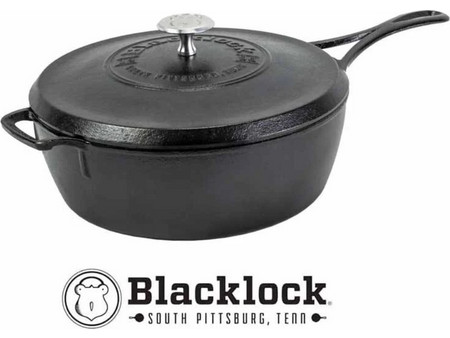 Lodge Τηγάνι Μαντεμένιο με Καπάκι 49cm BL49LDSK