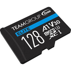 TeamGroup Elite microSDXC 128GB Class 10 U3 V30 UHS-I A1 90MB/s