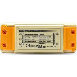 GEYER ΤΡΟΦΟΔΟΤΙΚΟ 24W 24V DC 1A IP20
