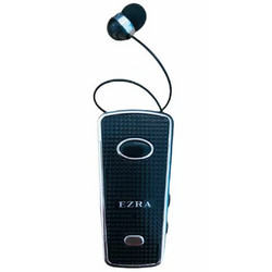 Ezra BE07 Ακουστικό Bluetooth In Ear Πέτου Black
