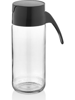 Λαδικό Γυάλινο Κανατάκι 500ml Μαύρο Viosarp No413-Black