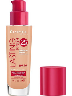 Rimmel Lasting Finish 25h Nude 400 Natural Beige Liquid Foundation 30ml