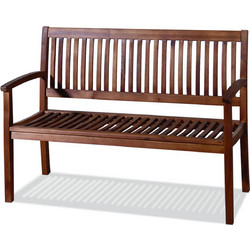 Ξύλινος Καναπές 2 Θέσεων ,120 x 62 x 88(h)cm ,Acacia Wood Lianos VAL 2 AC