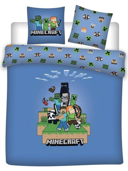 MINECRAFT - Duvet Cover 240x220cm + 2x65x65cm