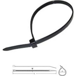 CABLE TIES 310 χ 4,8mm ΜΑΥΡΟ (100ΤΕΜ ) (21278)