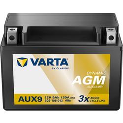 Varta Dynamic AGM Auxiliary AUX9 12V 9Ah