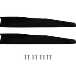 Πλαϊνά spoiler αυτοκινήτου 75cm μαύρα HW-0018 (2τμχ)