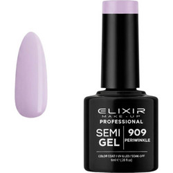 Elixir Semigel 909 Periwinkle Ημιμόνιμο Βερνίκι Νυχιών 8ml