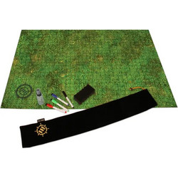 ENHANCE - Tabletop RPG Grid Mat Campaign Kit - Grassland (91.5 x 61 cm)