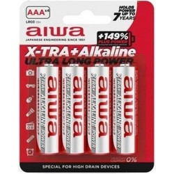Aiwa Mπαταρίες ΑΑΑ Σετ 4 τεμαχίων AB-AAALR03/4 (2023)