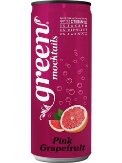 Green Cola Mocktail Αναψυκτικό Pink Grapefruit με Ανθρακικό 330ml - 330ml