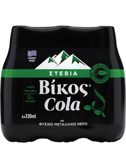 Βίκος Cola Stevia 6x330ml