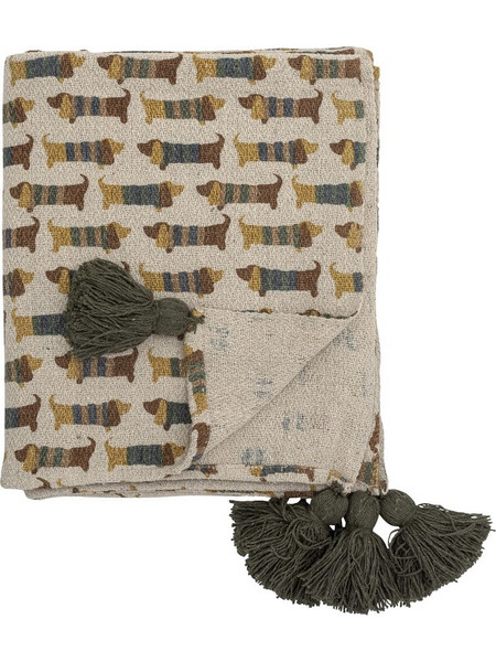 Bloomingville MINI - Charlie Throw - Multi - Recycled Cotton