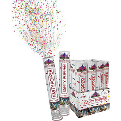 Χαρτοπόλεμος Μπαμ Μικρός Party Popper (25g Γέμιση) 30cm 12 Τεμχ