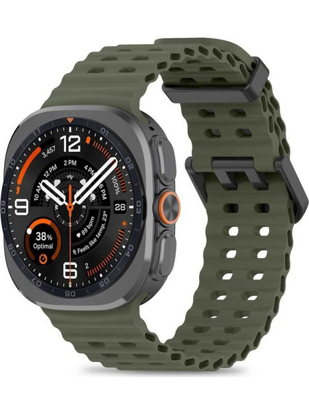 Tech-Protect Iconband Pro Λουράκι Σιλικόνης Military Green (Samsung Galaxy Watch Ultra 2 / 1)