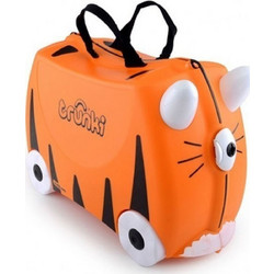Trunki Tipu Limited Edition Παιδική Βαλίτσα Καμπίνας 31x46x20.5cm με 4 Ρόδες Πορτοκαλί