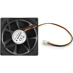 GEMBIRD 90MM PC CASE FAN BALL BEARING BLACK