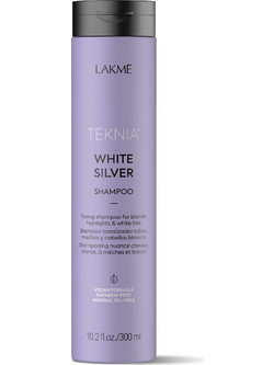 Lakme Teknia White Silver Σαμπουάν για Προστασία Χρώματος για Βαμμένα Μαλλιά 300ml