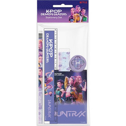 Σχολικό Σετ Γραφικής Ύλης 5τμχ K-Pop Huntrix Demon Hunters