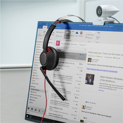 HP Poly Blackwire 5220 Stereo USB-C Headset +3.5mm Plug +USB-C/A Adapter (207586-201/207576-201)