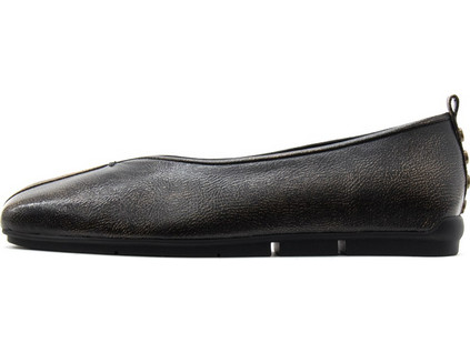 BREEZE 01 COMBO A LEATHER FLAT BALLERINAS WOMEN ASH