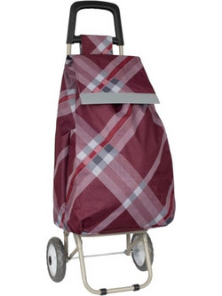 Υφασμάτινο καρότσι λαϊκής - ZZ304-7B - 981287 - Dark Red