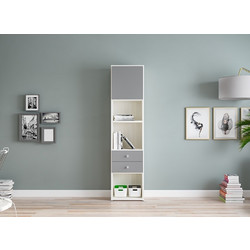 Παιδική Σύνθεση Βιβλιοθήκης Dali 48x195x33cm Alfa Set Comp7 με Επιλογή Χρώματος