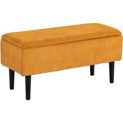 Πάγκος Κρεβατιού με Αποθηκευτικό Χώρο 95 x 38 x 45 cm Πορτοκαλί 838-417V01OG HOMCOM