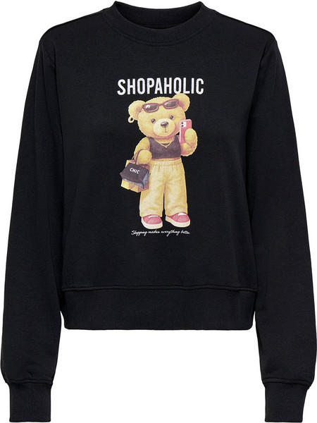 Φουτερ Onlbila L/S Bear O-Neck 15363143 C-N10 black