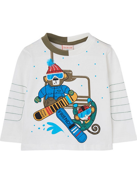 Boboli Knit t-Shirt for boy -BCI (544014 1111) Αγόρι Collection FW26-27