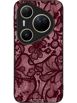 Sonique Diva Series Θήκη Μπορντό Δαντέλα (Huawei Pura 80 Ultra)
